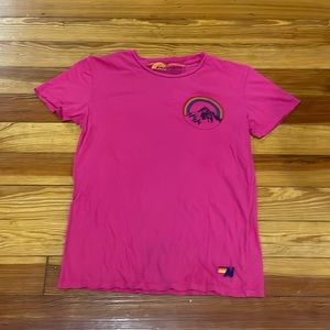 Aviator Nation pink t-shirt size Small